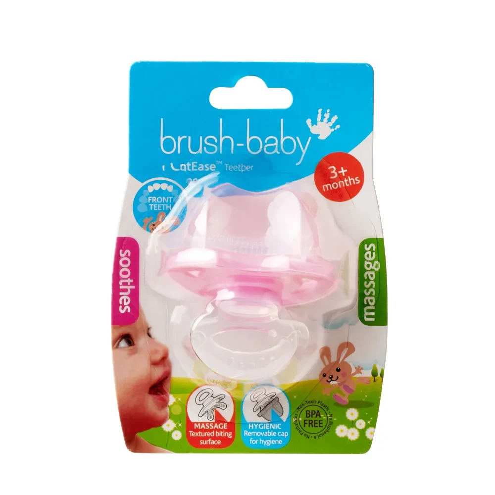 Прорізувач FrontEase Teether - Pink, (Brush-baby)