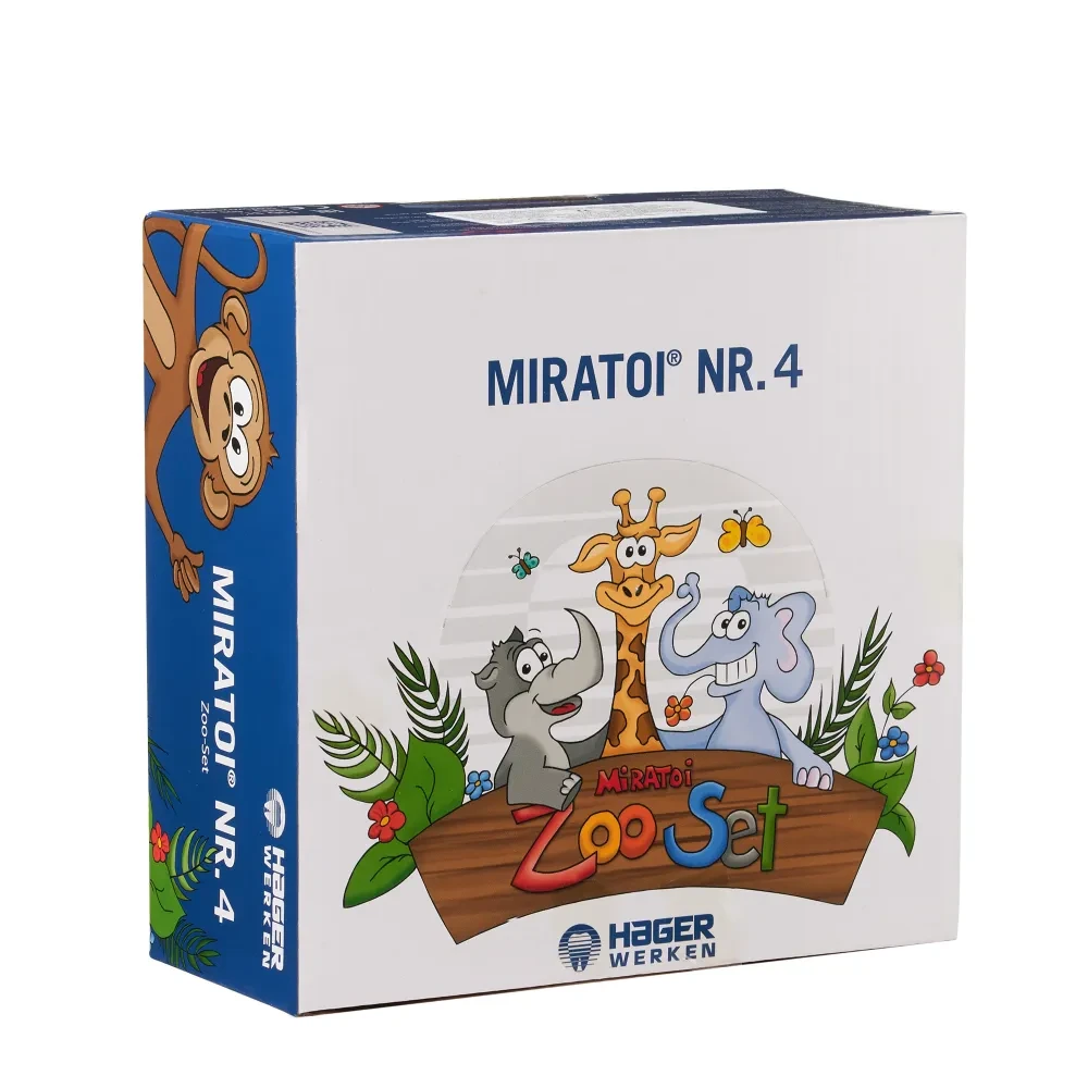 Мотиваційні іграшки Miratoi дикі тварини100 шт Miradent