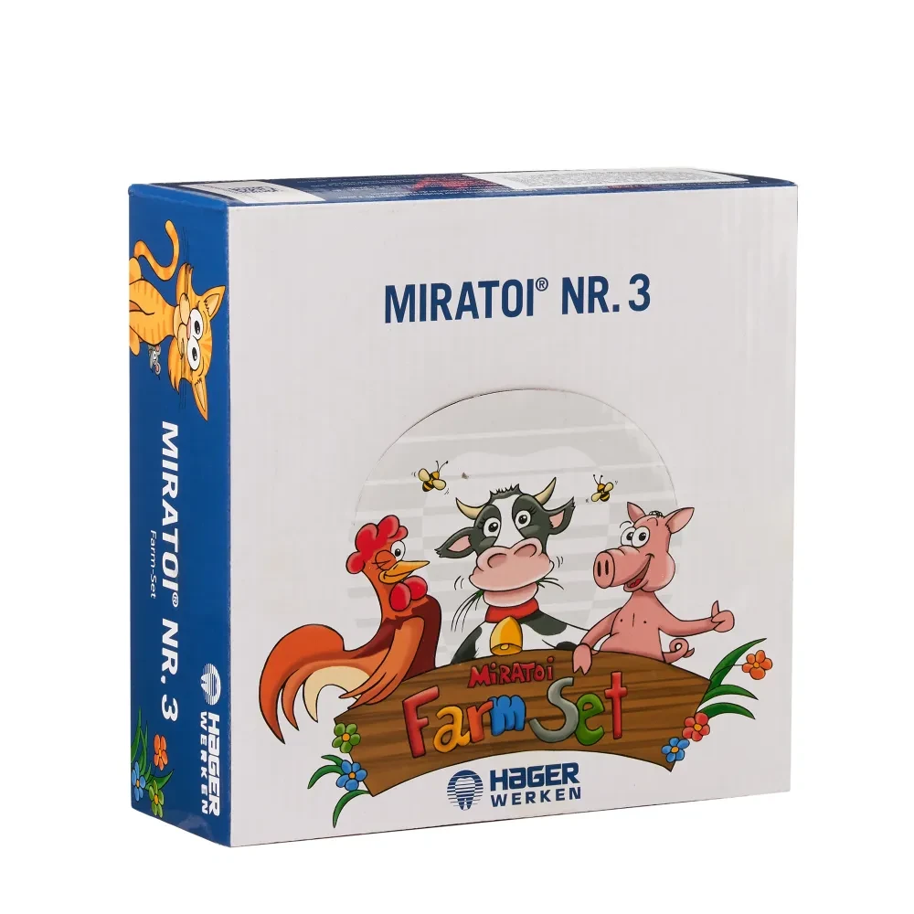 Стоматологічні мотиваційні іграшки Miratoi свійські тварини 100 шт Miradent