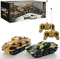 Набор игрушечный в реалистичном стиле 2 танка со звуковыми и световыми эффектами башня крутится на 360 NMS