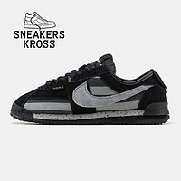 Мужские кроссовки Nike Cortez x Union L.A Black Grey, кроссовки Найк Кортез х Юнион серые 41