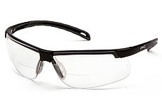 Біфокальні захисні окуляри Pyramex Ever-Lite Bifocal (clear +2.5) H2MAX Anti-Fog, біфокальні прозорі з діоптріями, фото 2
