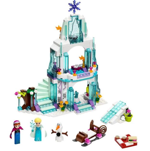 Конструктор набор качественный детский для девочек Замок принцессы Эльзы замок для принцесс на 314 деталей NMS