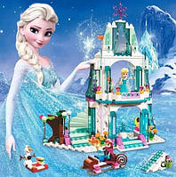Набор конструктора детского для девочек Холодное сердце Ледяной замок Анны и Эльзы на 299 деталей NMS