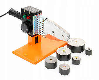 Паяльник для пластикових труб KRAFT&DELE (2900 Вт / 0-300°C / 6 насадок)