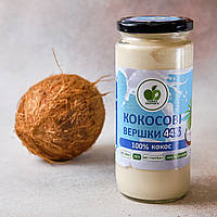 Кокосовые сливки органические без сахара растительные крем сливки из кокосового молока Ложка Здоровья 500г NMS