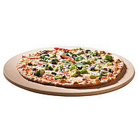 Камень для выпечки и пиццы SANTOS, для газовых грилей, грилей на угле, коптилень и духовок, круглый Ø 36,5 см