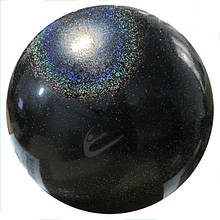 М'яч для гімнастики Tuloni Glitter HV Ball 160мм 300г T0996 чорний