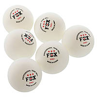 Мяч настольный теннис MT-8589 F.O.X 1 шт d-40мм белый