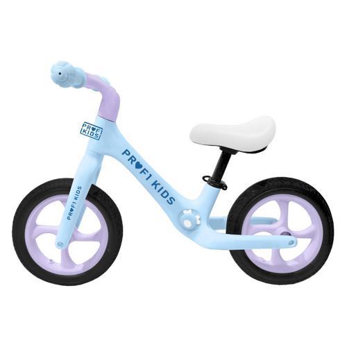 Біговел дитячий PROFI KIDS 12", 2 кольори, PU, нейлон.рама, алюм.вилка, ексцентрик, блакитно-бузковий (1шт)