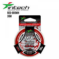 Леска Intech Khaki Ice Line red-brown 30m (0.08mm, 0.6kg)