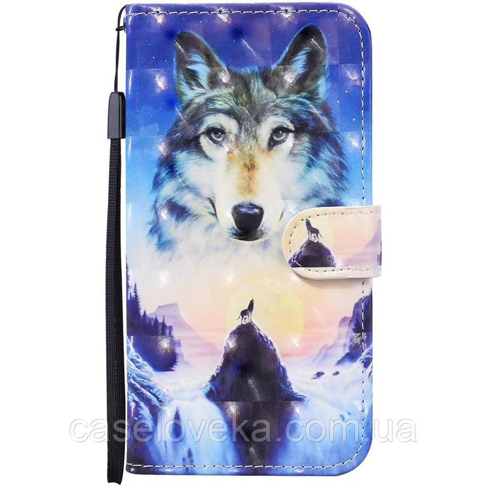 Чохол-книжка для Huawei P40 Lite "Wolf"