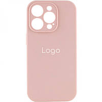Чехол для iPhone 14 Pro Max Silicone Case Full Camera with Frame Цвет 19 Pink sand