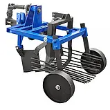 Грохотна картоплекопалка ШиП КП-01В під BOM на мотоблок , 2 цепи Від 1500 оборотів, фото 2