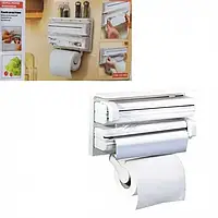 Держатель кухонный Triple Paper Dispenser 3 в 1 A-PLUS 5821