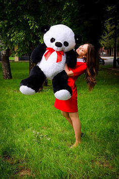 М'яка іграшка Плюшева панда Рональд 120 см Велика плюшева панда Якісна м'яка іграшка