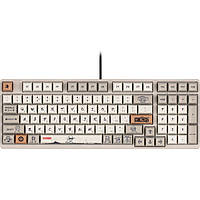 Клавиатура Akko 3098S One Piece Calligraphy 98Key CS Jelly Blue Hot-swappable USB UA RGB Gray (6925758616775)