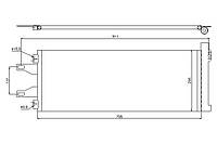 Радиатор кондиционера PEUGEOT BOXER / CITROEN JUMPER 2005- г.