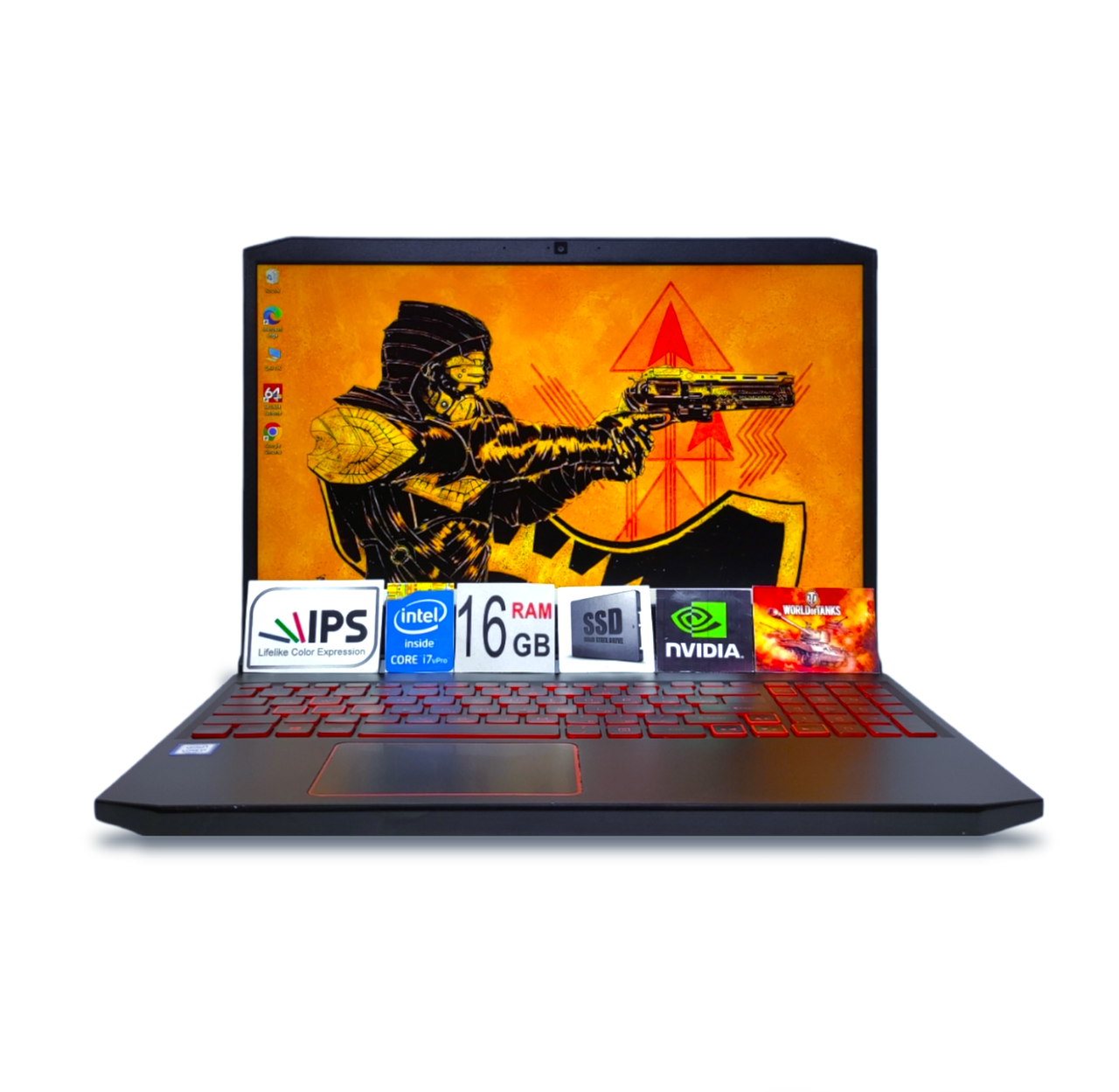 Ігровий ноутбук Acer Nitro 7 15.6 FHD IPS Core i7-9750H Ram 16Gb SSD 512GB Nvidia GeForce GTX 1650 4GB