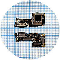 Шлейф Xiaomi 12, 12X с разъемами зарядки и SIM карты, микрофоном - нижняя плата Original PRC