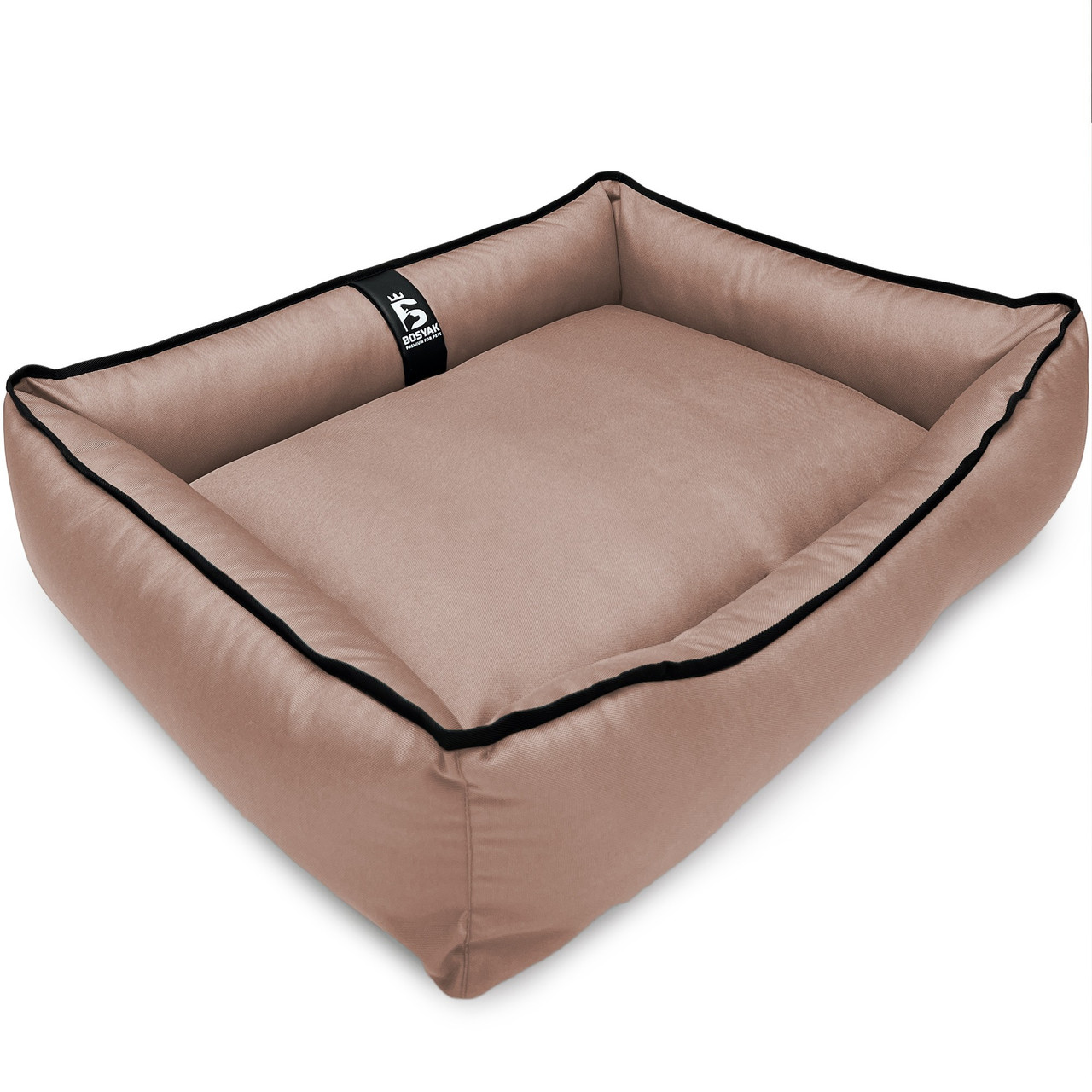 Лежак для собак і котів EGO Bosyak Waterproof M 75х65 Кава з молоком (спальне місце для соба TT, код: 7635040