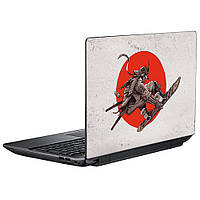 Наклейка на ноутбук Сніжний самурай | Snow samurai