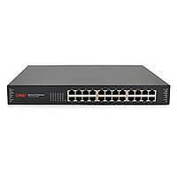 Коммутатор Gigabit Ethernet ONV-H3024 в металлическом корпусе, 24*1000Мб портов,330х204х44 мм i