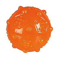 Игрушка для собак Trixie Мяч игольчатый с пищалкой d=7 см (термопластичная резина, цвета в ассортименте) i