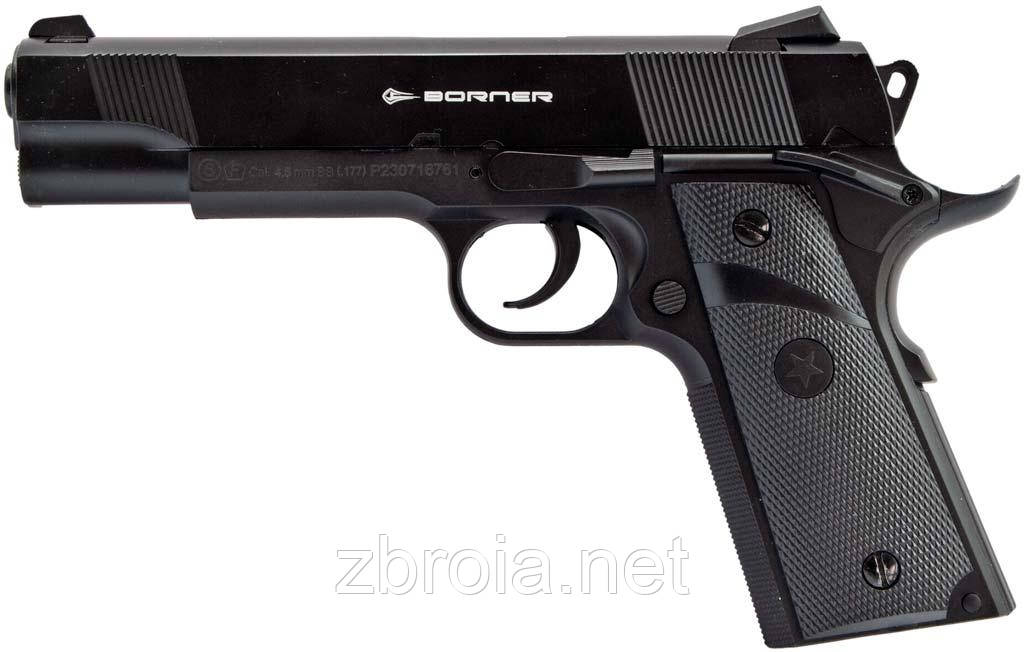 Пневматичний пістолет Borner Predator Elite (Colt 1911)