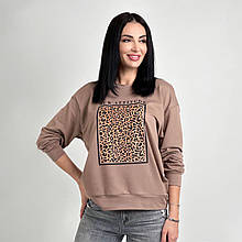 Жіночий демісезонний світшот "Feline"| Батал