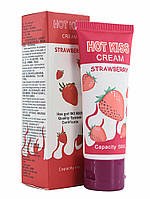 Лубрикант на водній основі "Hot Kiss" 50 мл - Полуниця - Інтимна змазка