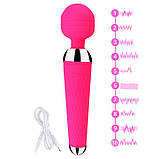 Вібратор "Чарівна паличка" USB - Рожевий - Вібратори, фото 2