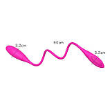 Гнучкий подвійний вібратор Baile Pretty Love Snaky Vibe USB – Вібратори, фото 5
