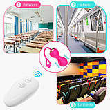 Вагінальні кульки "Pretty Love Willie" з вібрацією і пультом управління - Рожевий, фото 5