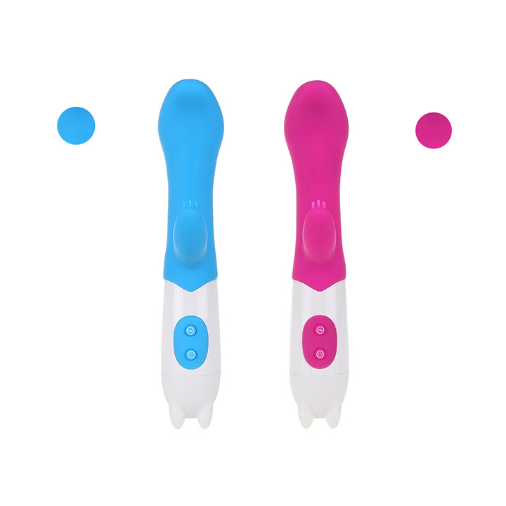 Вібратор кліторальний і точки G (7 режимів вібрації) - Блакитний - Вібратори, фото 1
