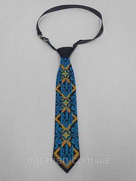 Краватка з вишивкою, з тризубцем, дитяча Код/Артикул 2