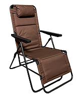Кресло - Шезлонг пляжный садовый раскладной ТМ Vista "Фиджи-1" / Шезлонг для отдыха складной