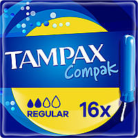 Тампоны Tampax Compak Regular с аппликатором 16 шт. (4015400219538)