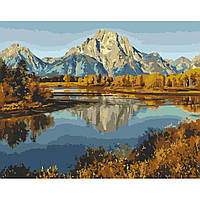 Картина по номерам без подрамника "Горное озеро" Art Craft 11013-ACNF 40х50 см Dobuy Картина за номерами без