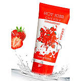 Лубрикант на водній основі "Hot Kiss" 200 мл - Полуниця - Інтимна змазка, фото 3
