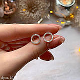 Срібні пусети (різного кольору), фото 3