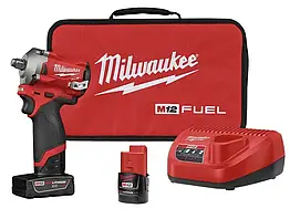 Акумуляторний безщітковий гайковерт Milwaukee M12 2555-22 (комплект)