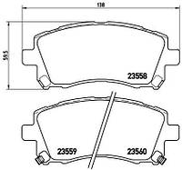 Тормозные колодки дисковые SUBARU LEGACY (BH) 1992-2011 г.