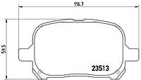 Тормозные колодки дисковые TOYOTA CAMRY (_V2_) 1994-2008 г.