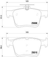 Тормозные колодки дисковые SEAT LEON (5F1) / VW TOURAN (5T1) 2011-2021 г.