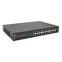 Коммутатор Gigabit Ethernet ONV-H3024 в металлическом корпусе, 24*1000Мб портов,330х204х44 мм h