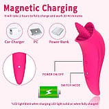 Оральний вібратор язик USB - Червоний - Вібратори, фото 5