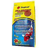 Сухий корм для ставкових риб Tropical в паличках Koi & Goldfish Colour Sticks 50 л (для всіх ставкових риб) l