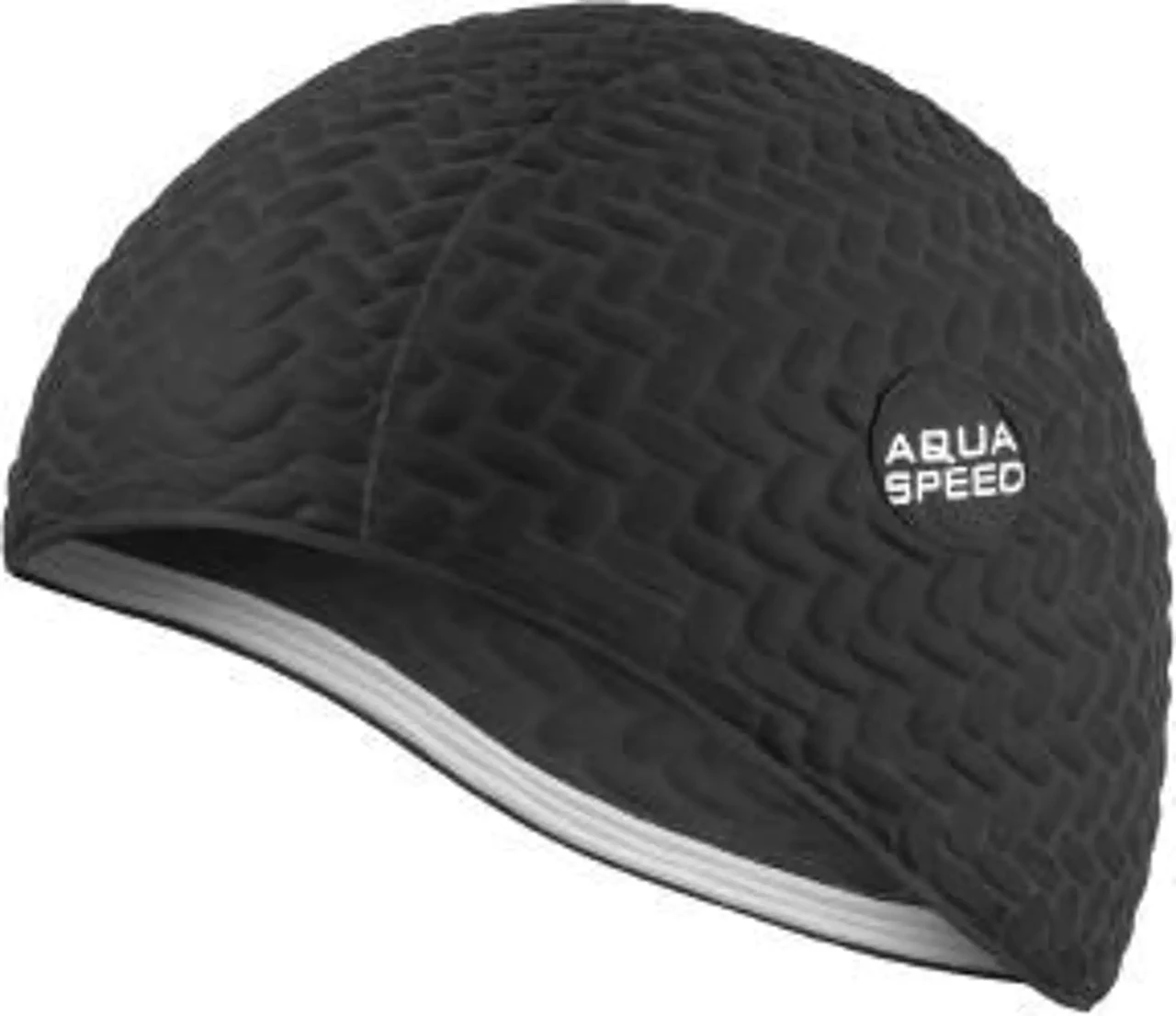 Шапочка для плавання Aqua Speed Bombastic Tic-Tac (original) для басейну, латекс, для довгих волосся