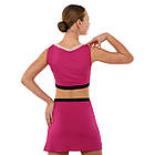 Костюм для чирлідінгу (спідниця, топ, помпони) LIDONG LD-4886 розмір S-M кольори в асортименті, фото 4